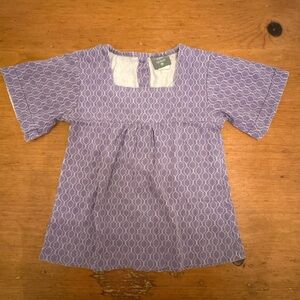 Kate Quinn Organics Purple Kids Top, 5Y